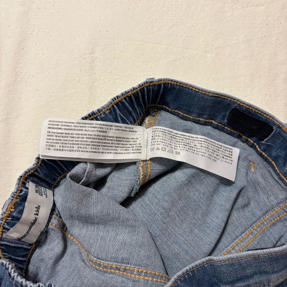 Abercrombie Kids Blue Denim Shorts - Picture 8 of 8